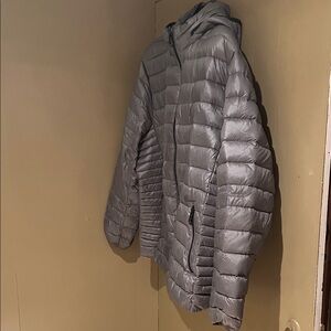 Calvin Klein Men's Premium Down Packable Puffer Jacket Sz 3X Pewter Gray NWOT
